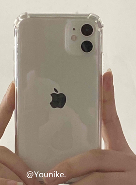 韩ins风简约高清透明气垫防摔亚克力适用iphone16pro/15promax保护壳苹果17air手机壳17promax保护套13/14壳