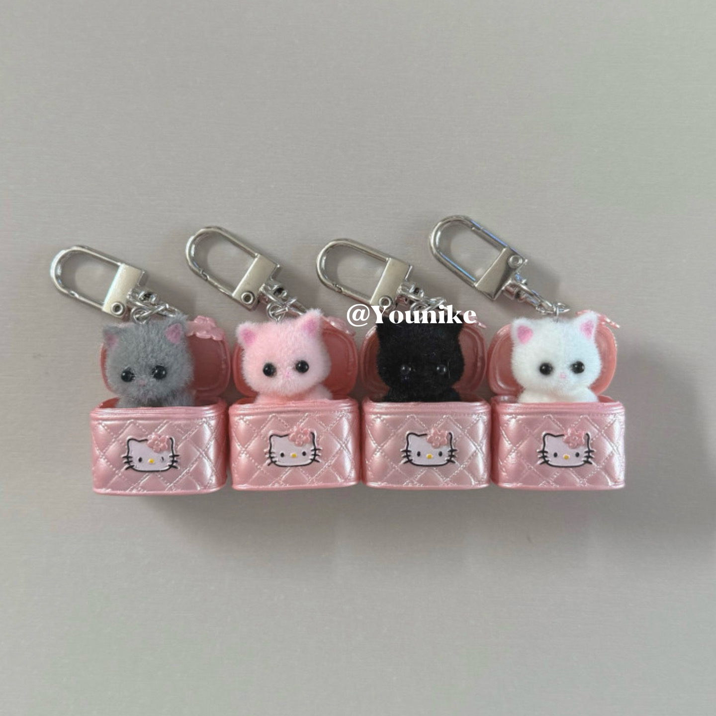 可爱卡通毛绒猫咪手机挂件钥匙扣