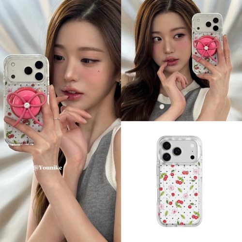 张元英同款樱桃iPhone手机壳套