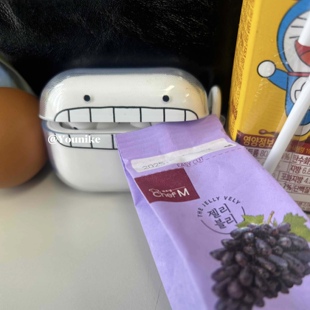 韩系ins趣味搞怪可爱呲牙表情适用airpods4保护套airpodspro2苹果耳机套airpods3/2防摔airpods pro3保护壳