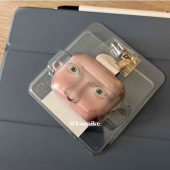 博主同款 适用airpods1 pro2 4代保护壳 2苹果无线蓝牙耳机保护套airpods 韩国进口艺术抽象ins风简约个性