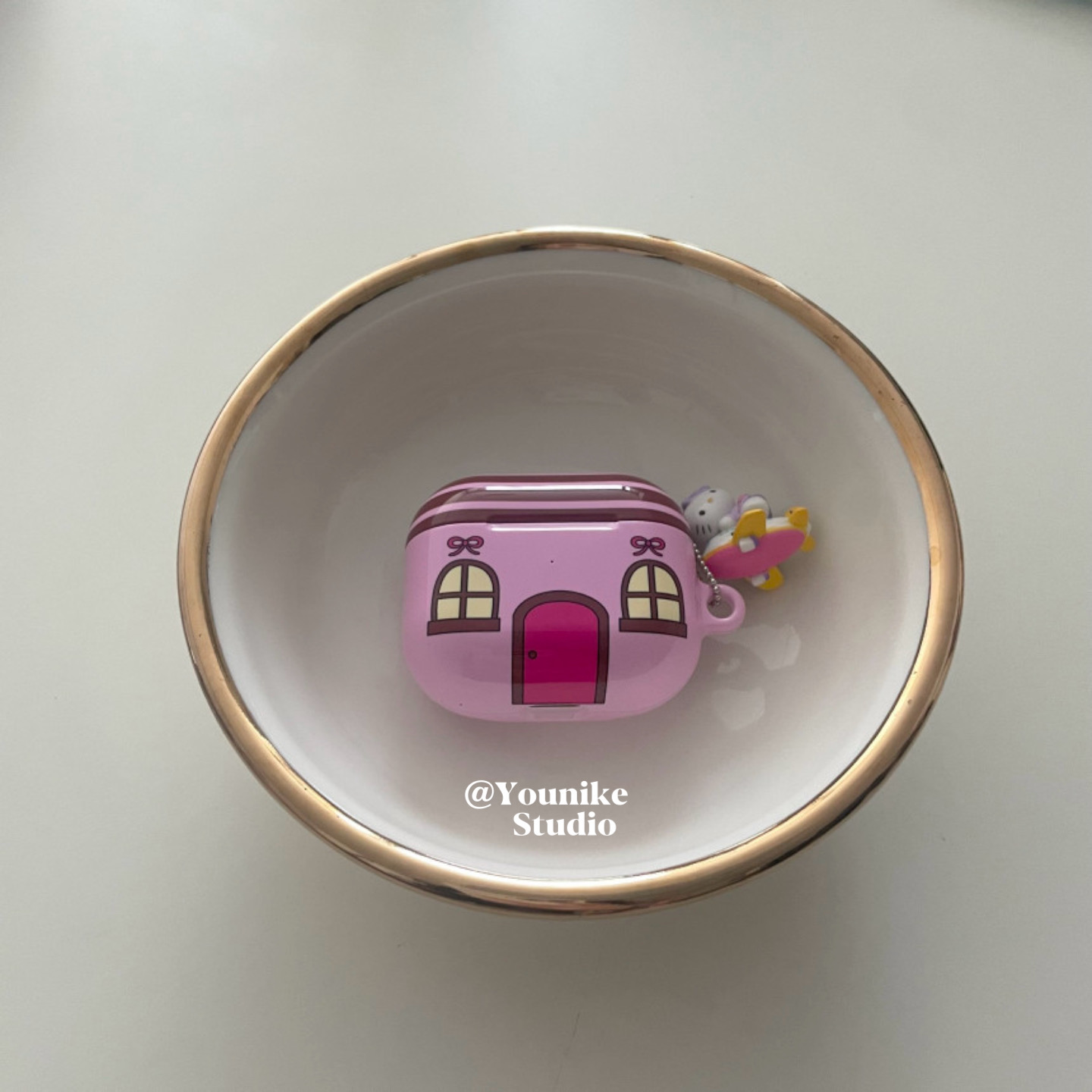 韩国进口菲林小众设计糖果色小屋甜美可爱少女心适用airpods1/2苹果无线蓝牙耳机保护套airpods pro2/3保护壳