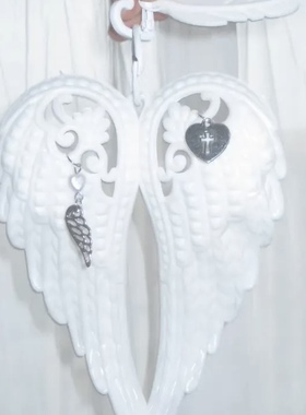 古早y2k甜酷天使翅膀元素包包挂件ins博主同款小众个性包包挂饰潮