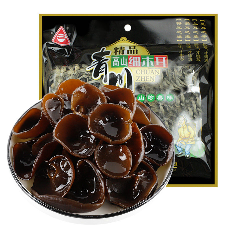 川珍青川精品高山细木耳150g 肉厚凉拌炒菜火锅食材煲汤特产菌菇使用感如何?
