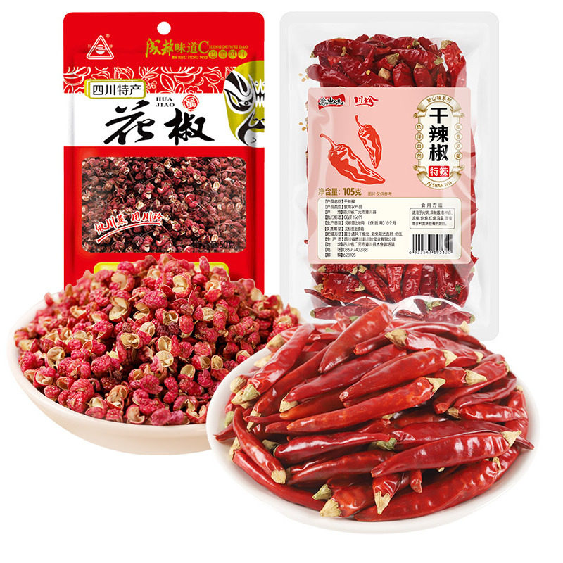 川珍干辣椒花椒组合家用图片
