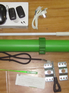 管状电机铝合金卷帘卷闸车库电动卷门机自动遥控开门管状电机电动