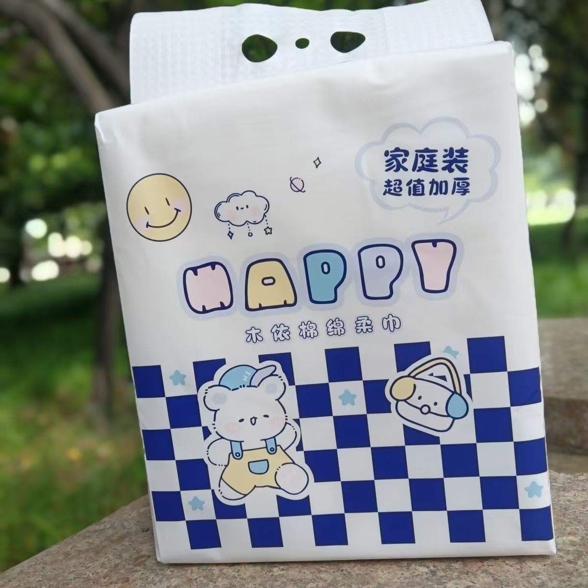 木依棉洗脸巾悬挂式一次性棉柔巾棉柔巾/洗脸巾