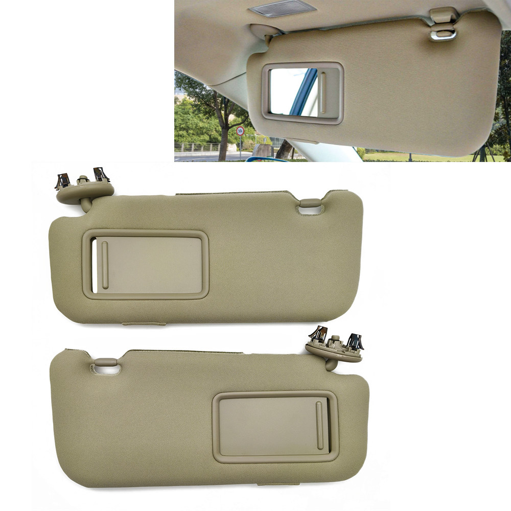 适配丰田卡罗拉07-13款遮阳板主副驾驶挡阳板带化妆镜米色不带灯,汽车用品/电子/清洗/改装,遮阳挡,淘宝优惠券,粉丝福利购,淘宝优惠卷