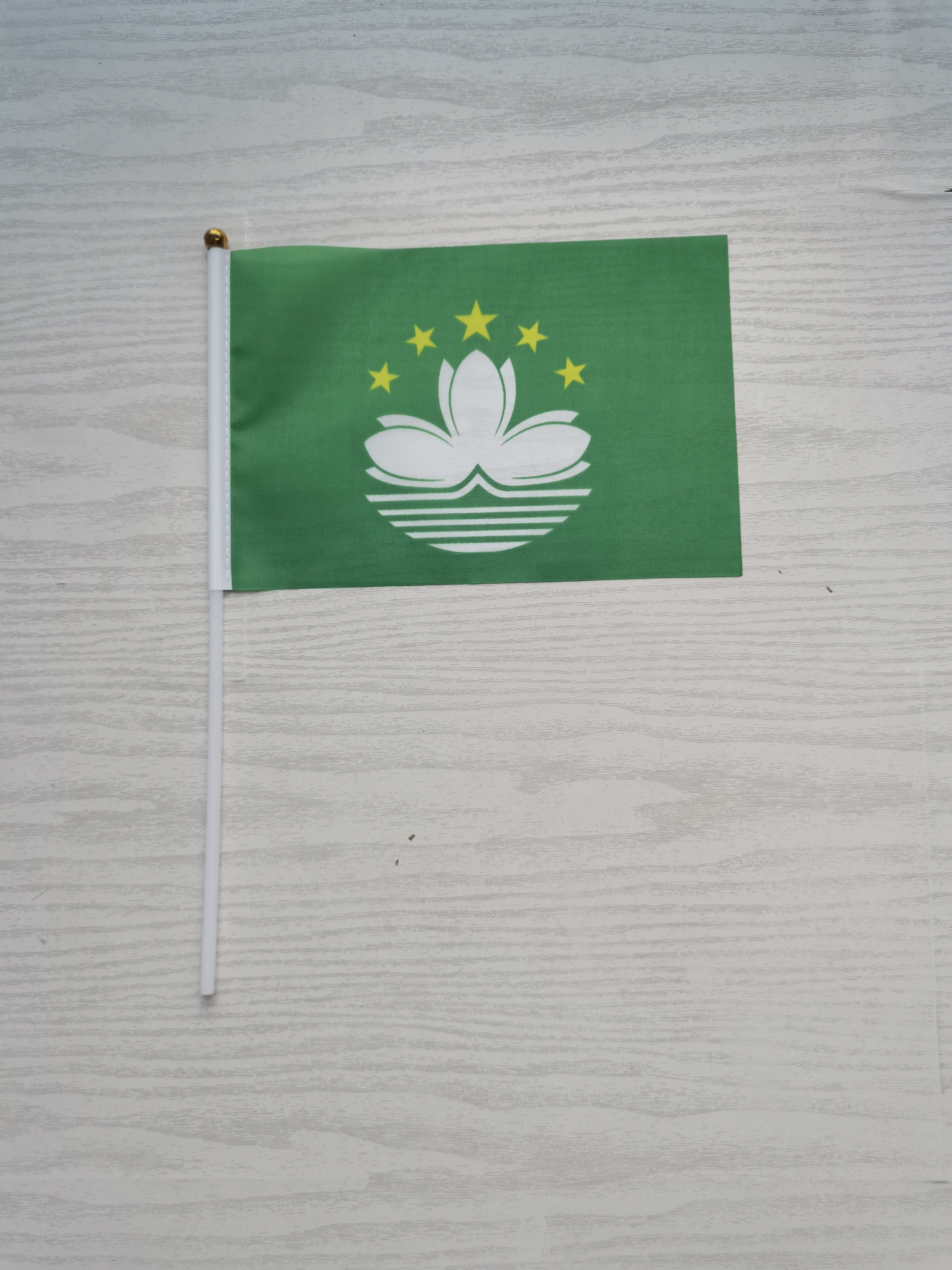 7号8号澳门区旗手摇旗澳门特别行政区区旗手旗澳门小旗子手挥旗