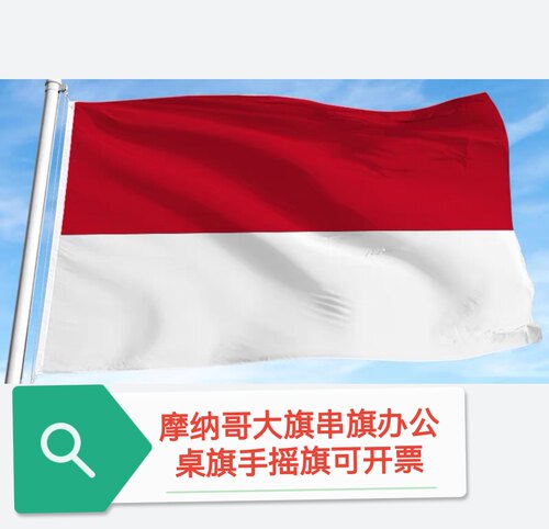 特价3号4号5号6号摩纳哥国旗旗帜户外旗大国旗大旗子