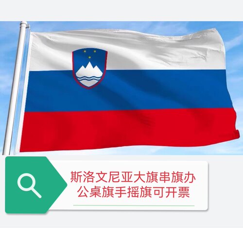 特价4号斯洛文尼亚国旗旗帜户外旗斯洛文尼亚大旗子