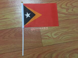 8号东帝汶国旗手摇旗手旗14*21CM小国旗小旗子