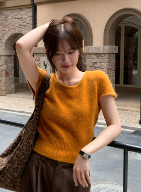 VIVIS TYPE超韩爆款短袖小毛衣推荐颜色超好看保暖毛衣YS29566