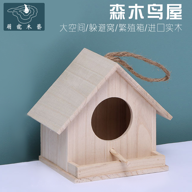 虎皮鹦鹉鹦鹉萌宠木艺