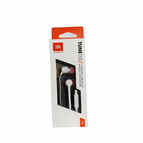 JBL T110立体声入耳式耳机运动耳机电脑游戏耳机手机有线耳机