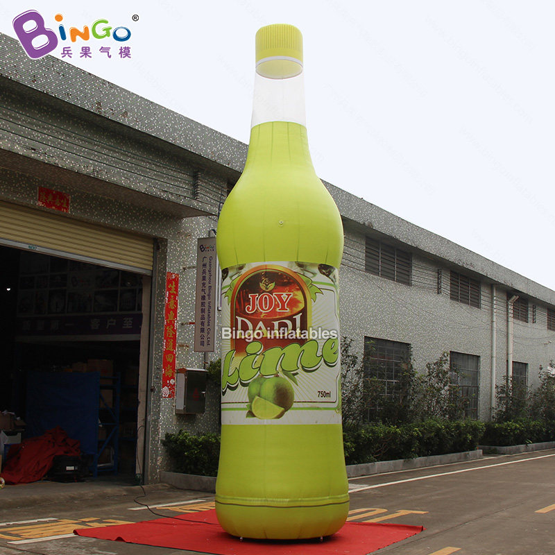 充气joy dadi绿圆瓶仿真饮料气模广告商场美陈装饰