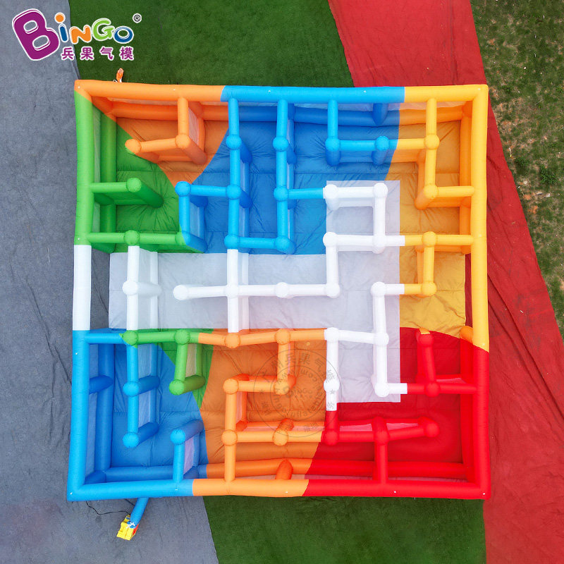户外充气蜂巢迷宫气模儿童成人大型陆地闯关移动趣味游乐设备定制