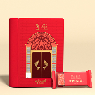 双鱼(一大文创联名)特级猪肉脯礼盒106g 原味靖江特产小包装送礼