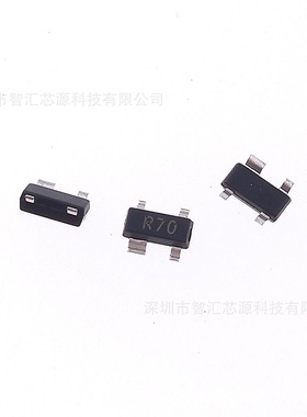 原装现货SR70.TCT 丝印R70 SOT-143 贴片小四脚 ESD防静电保护管