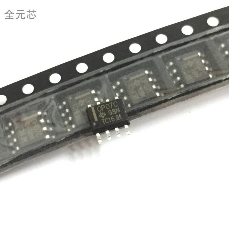 全新原装OP07CDR丝印：OP07C封装