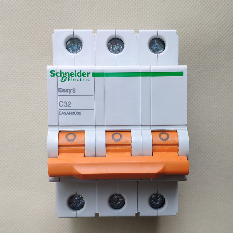 schneider施耐德3p63a 40a 32空气开关380v断路器20a三相电c16 25