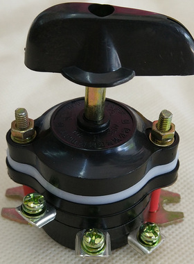 PEOPLE中国人民电器集团HZ10-10/3组合开关6六只脚转换黑色旋钮