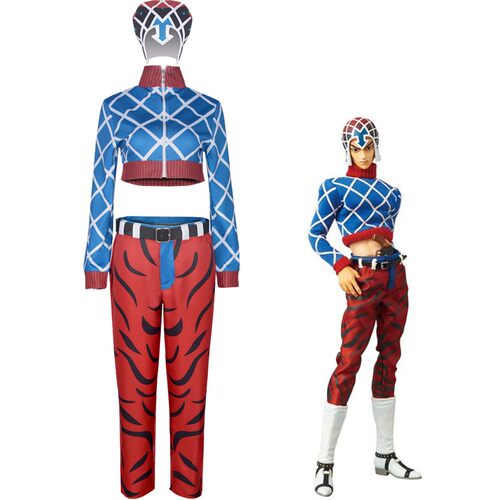 【高配版】万圣节JOJO的奇妙冒险黄金之风盖多米斯达cos服角色扮