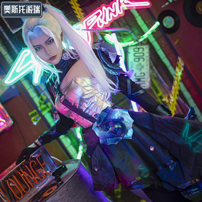 王者荣耀花木兰cos服默契交锋情人节兰陵王cosplay服装漫展套装女图片