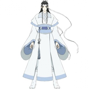 豆豆家魔道祖师cos服少年蓝忘机少年cos服假发套装送抹额男女漫展