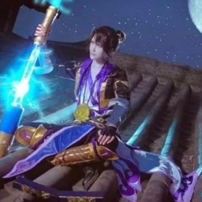 豆豆家王者荣耀至尊宝孙悟空cosplay动漫服装cos假发鞋子送全套挂