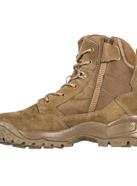 5.11沙漠靴 511军迷作战靴中帮6寸侧拉链透气战术靴男式减震12395