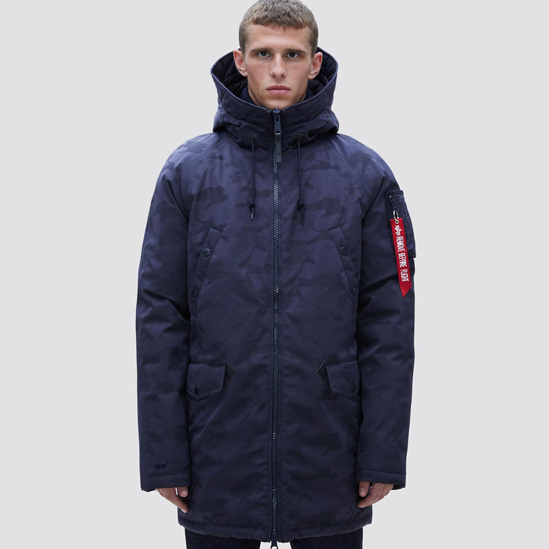 户外防寒迷彩美国长款羽绒服