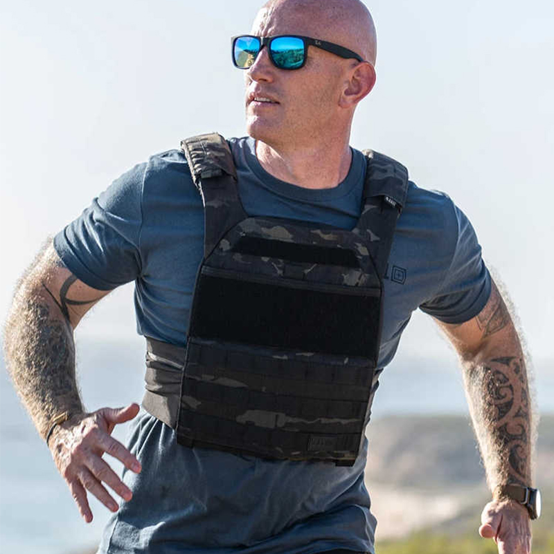 5.11体能训练负重背心crossfit插板马甲战术背心 56693