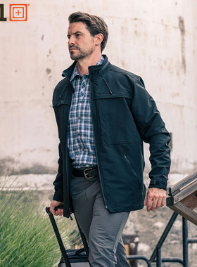 新品5.11男士中长款m65战术夹克 511多袋软壳衣立领连帽外套78023