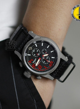 MTM高压者年代3男士手表欧美腕表户外橘色盘防水男士军迷运动手表