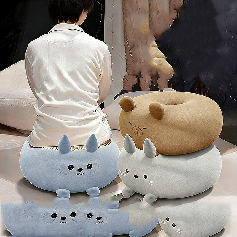 蒲团坐垫可爱卡通懒人屁股坐墩家用地上卧室地板加厚藤席榻榻米