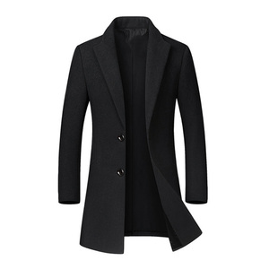 2023新款秋冬男士毛呢大衣中长款韩版羊毛呢子外套冬季风衣男潮流