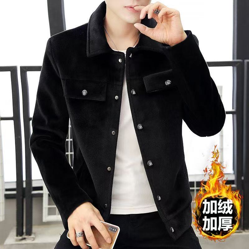 呢子大衣仿貂绒毛呢外套