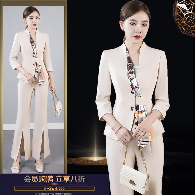 夜场dj公主服高端西装套装大牌主持人正装女职业装气质女神范时尚