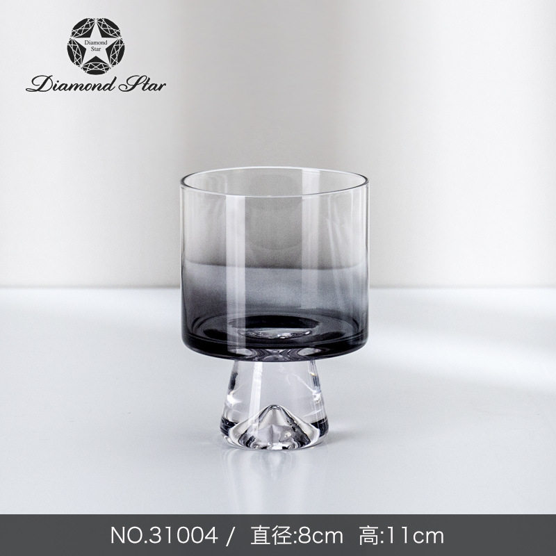 그레이 위스키 컵 유리잔 와인 세트 현대식 레스토랑 와인 캐비닛 소프트 와인 주전자 스프링클 컵