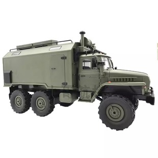 顽皮龙乌拉尔B RC模型六驱攀爬越野遥控车玩具 36指挥军卡可改装