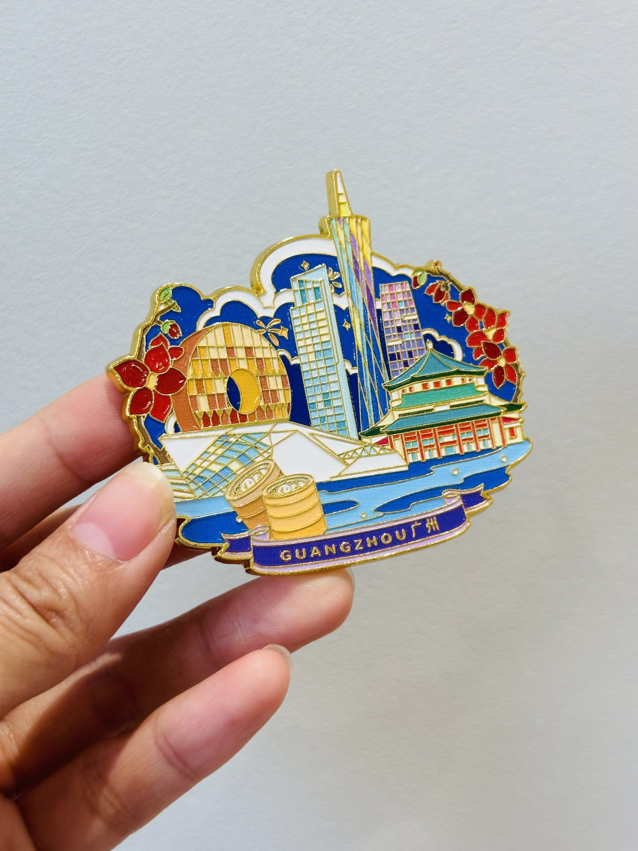 广州潮汕珠海深圳冰箱贴旅游景点纪念品伴手礼物送人