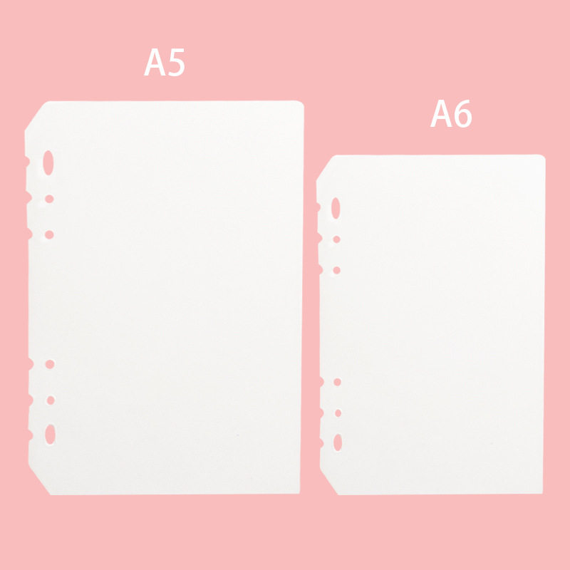 【相册隔板】活页加厚PP透明磨砂分隔页相册本挡板a6a56孔活页本