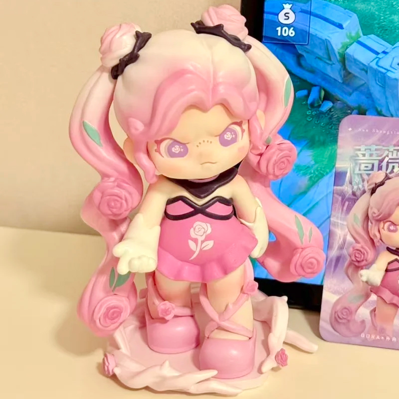 3D蔷薇恋人Dora石膏娃娃拽姐香薰白胚diy创意涂鸦彩绘石膏