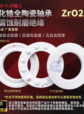 进口全陶瓷平面推力球轴承 51108 51109 51110 51111 51112CE SZ