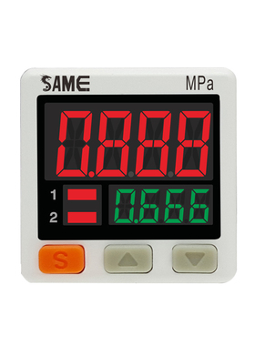 SAME压力开关量输出传感器数显气压表负压表数字电子真空表SP01PC