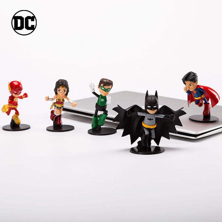 漫威q版复仇者正义联盟蝙蝠侠3寸公仔摆件玩具