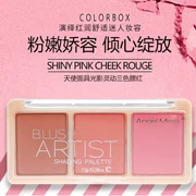 Sản phẩm mới 婕 Trang điểm chính hãng Angel Mask Angel Mask Light and Shadow Smart Ba màu Blush Repair Repair Rouge Rouge Nữ - Blush / Cochineal