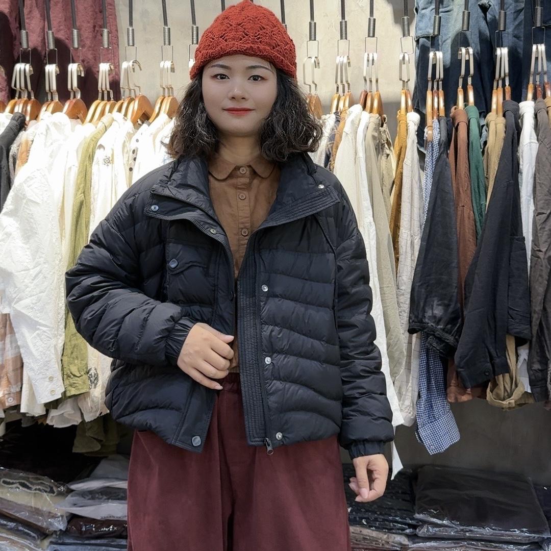 新款立领羽绒服90白鸭绒保暖外套