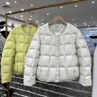 文艺原创圆领短款羽绒服